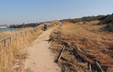 La costa crolla, a Bisceglie chiusa la pista ciclabile. Il Wwf: «Lo avevamo detto»